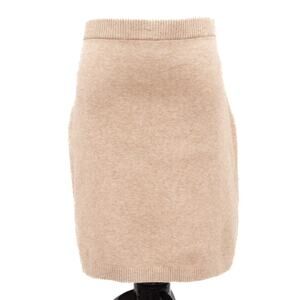 Skies Are Blue Oatmeal Cozy Knit MIni Skirt Size Large